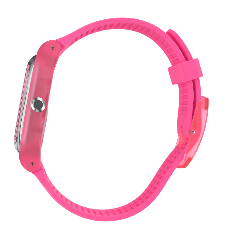 Swatch-Pink Rebel Pink Unisex Rubber Watch-SUOP700