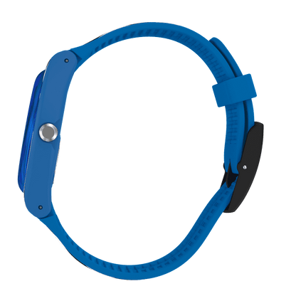 Swatch - Men Blue Rubber Strap Watch - SUOS111
