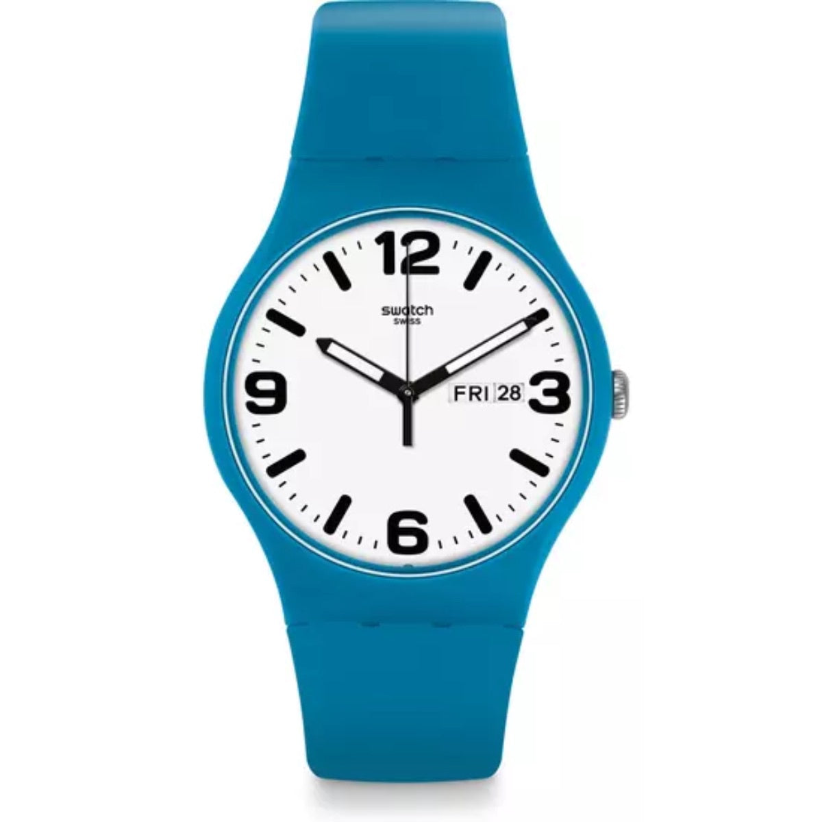 Swatch-Costazzurra Blue Unisex Rubber Watch-SUOS704