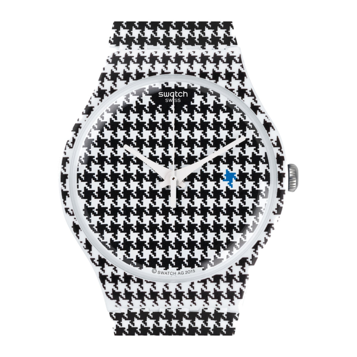 Swatch Rubber Black Unisex Watch-SUOW138