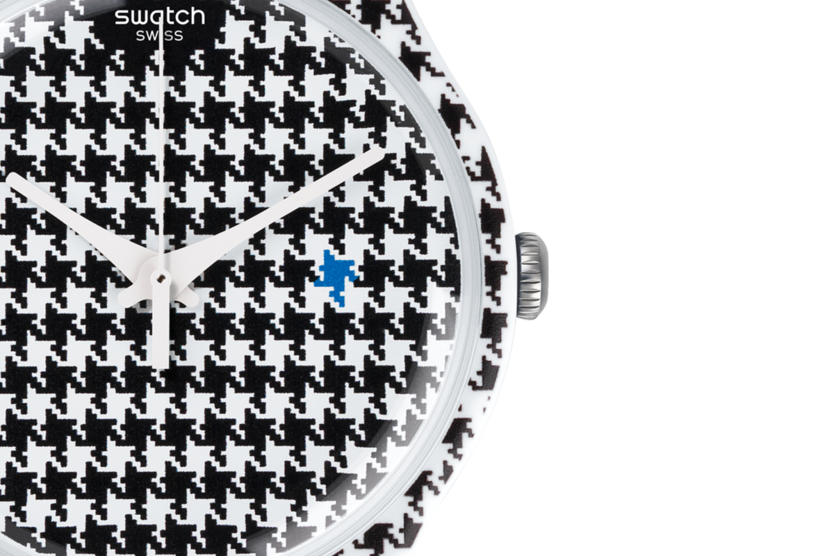 Swatch Rubber Black Unisex Watch-SUOW138