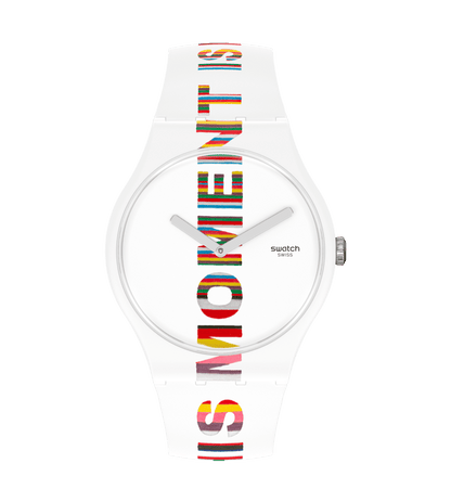 Swatch - Rubber Strap Watch - SUOZ330