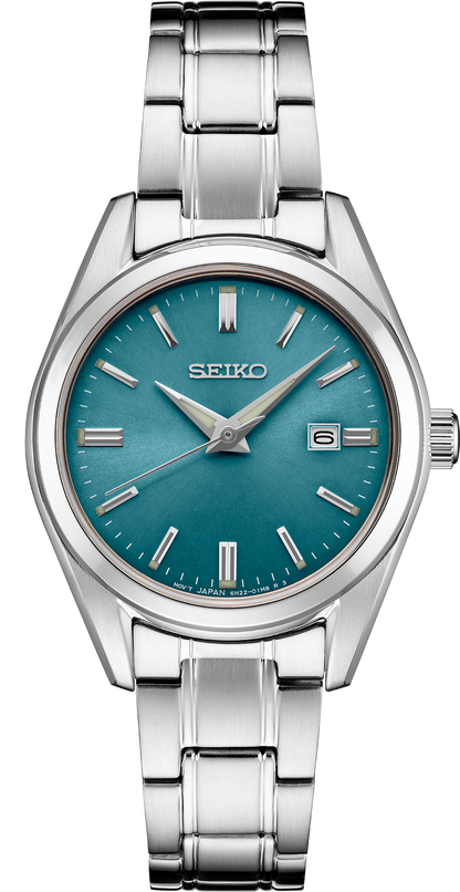 Seiko Ladies' Essentials -SUR599P1- Sunray Light Blue Dial
