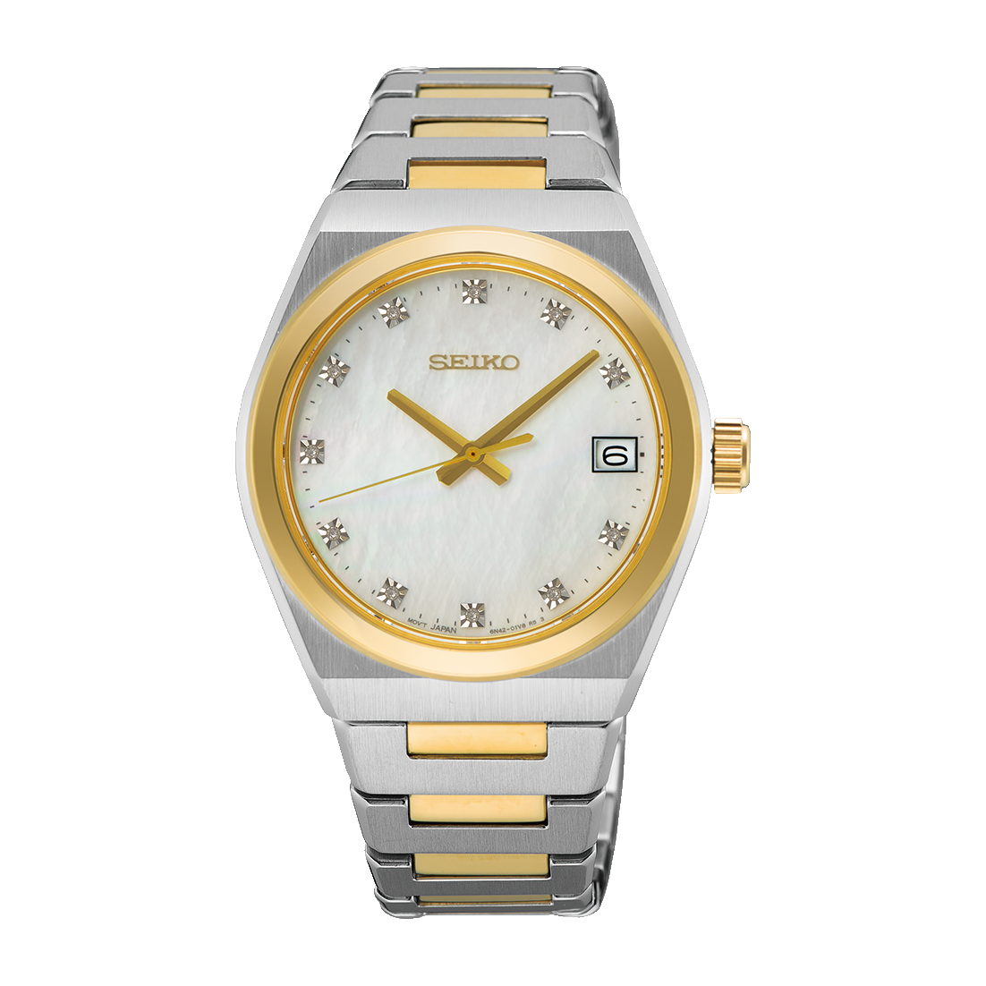 Seiko - Women Two Tone Strap Watch - SUR604P1