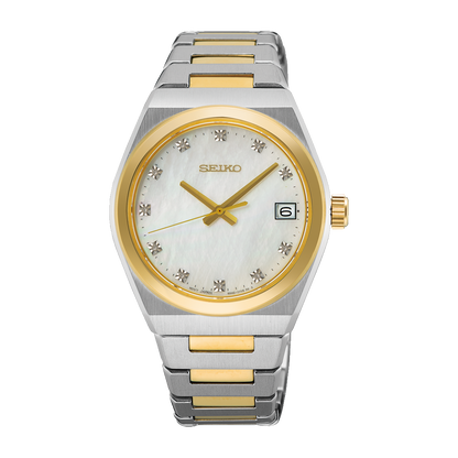 Seiko - Women Two Tone Strap Watch - SUR604P1