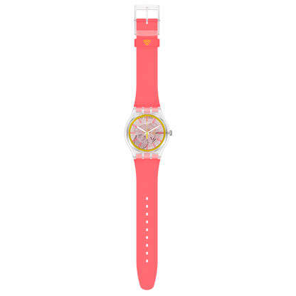 Swatch-Fragole Pay! Red Unisex Rubber Watch-SVIK104-5300