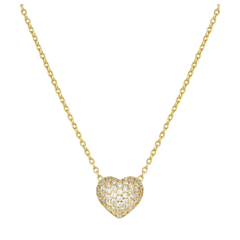 Nomination LifePoetry Gold Heart Necklace with Cubic Zirconia