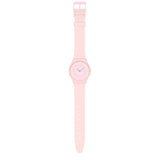 Swatch-Caricia Rosa Pink Unisex Rubber Watch-SS09P100