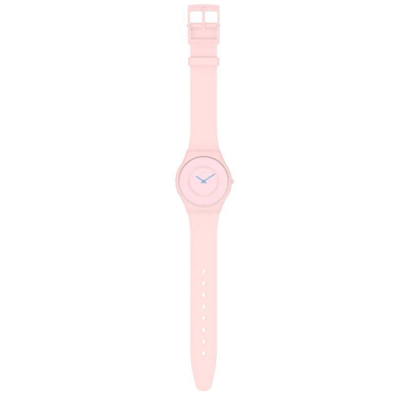 Swatch-Caricia Rosa Pink Unisex Rubber Watch-SS09P100