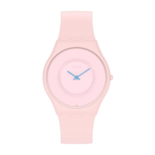 Swatch-Caricia Rosa Pink Unisex Rubber Watch-SS09P100