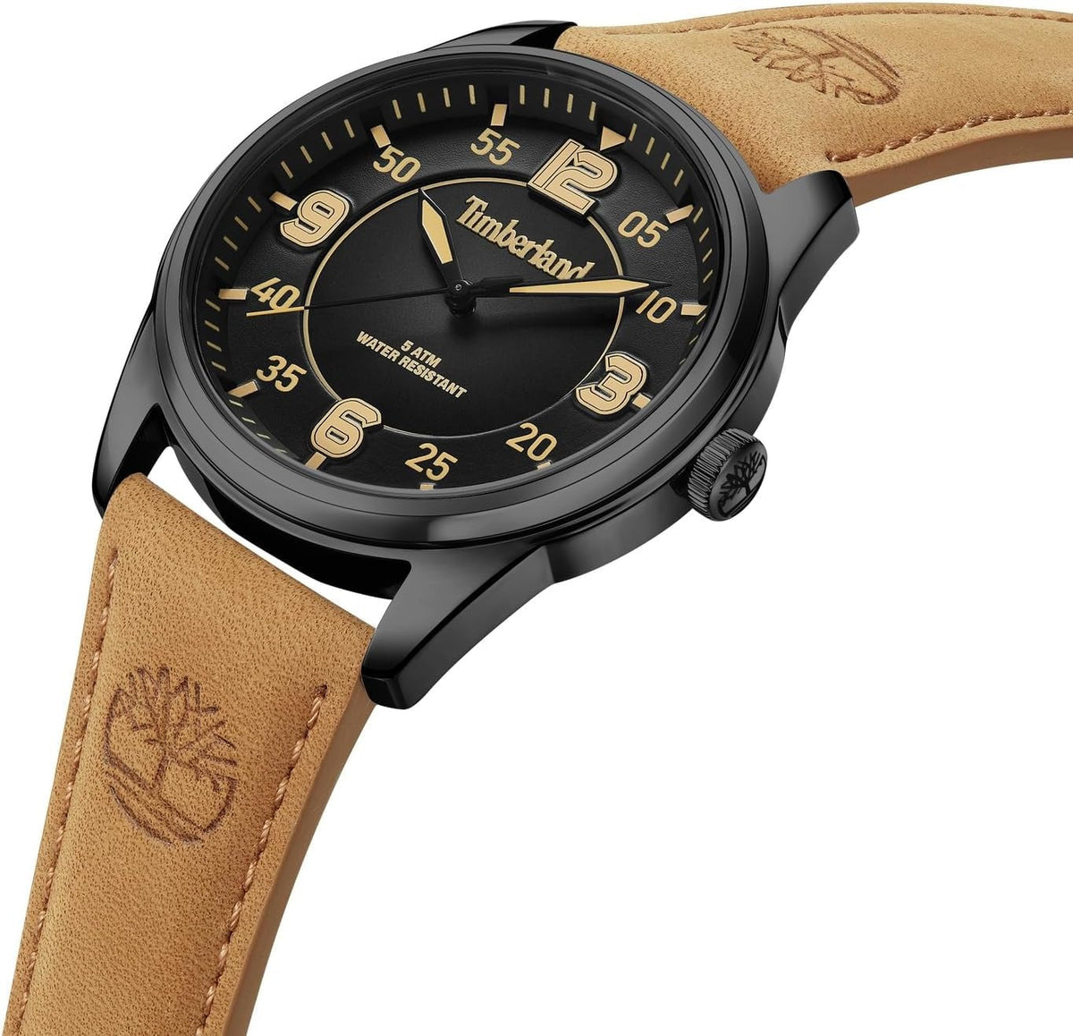 Timberland Eastport Mens Brown Leather Watch-TDWGA0040903