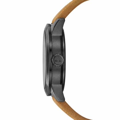 Timberland Henniker Small Mens Brown Leather Watch-TDWGA0109701
