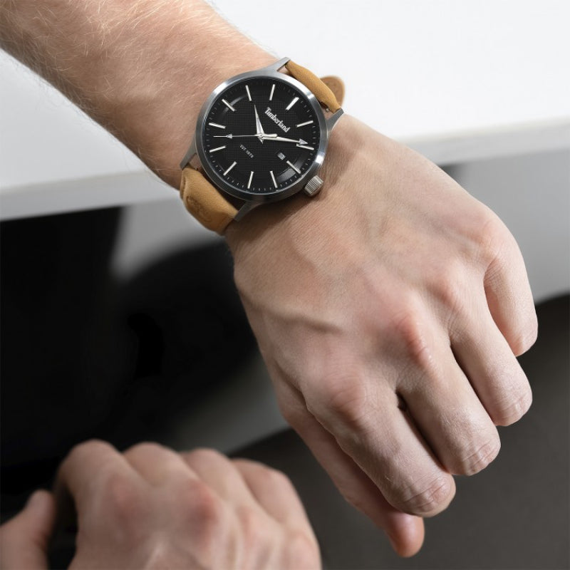 Timberland Trumbull Mens Leather Watch