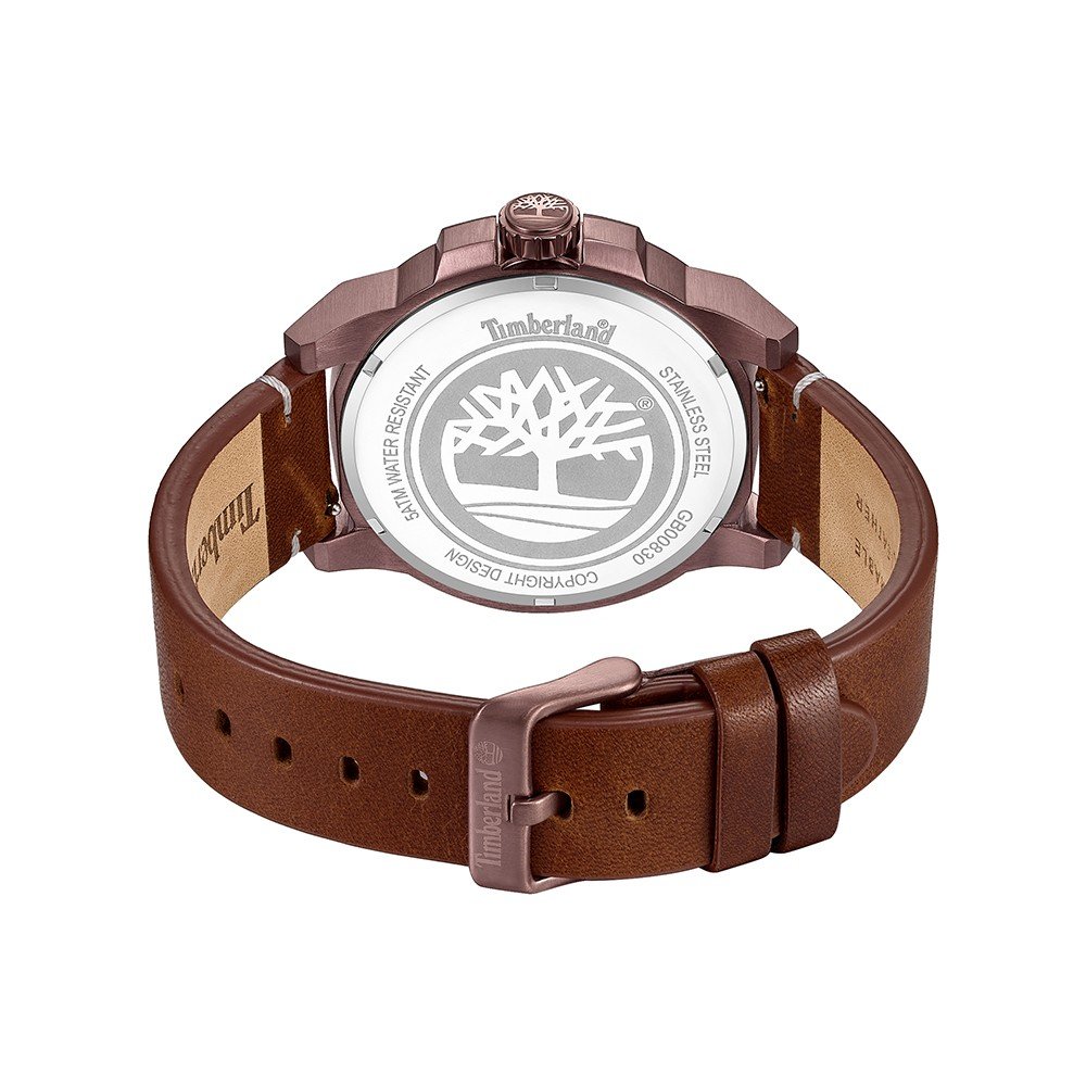 Timberland Mohegan Mens Leather Watch