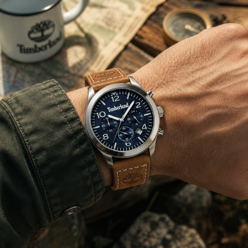 Timberland Killington Peak Mens Leather Watch