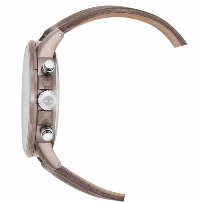 Timberland Pyperville Mens Brown Leather Watch-TDWGC9010003