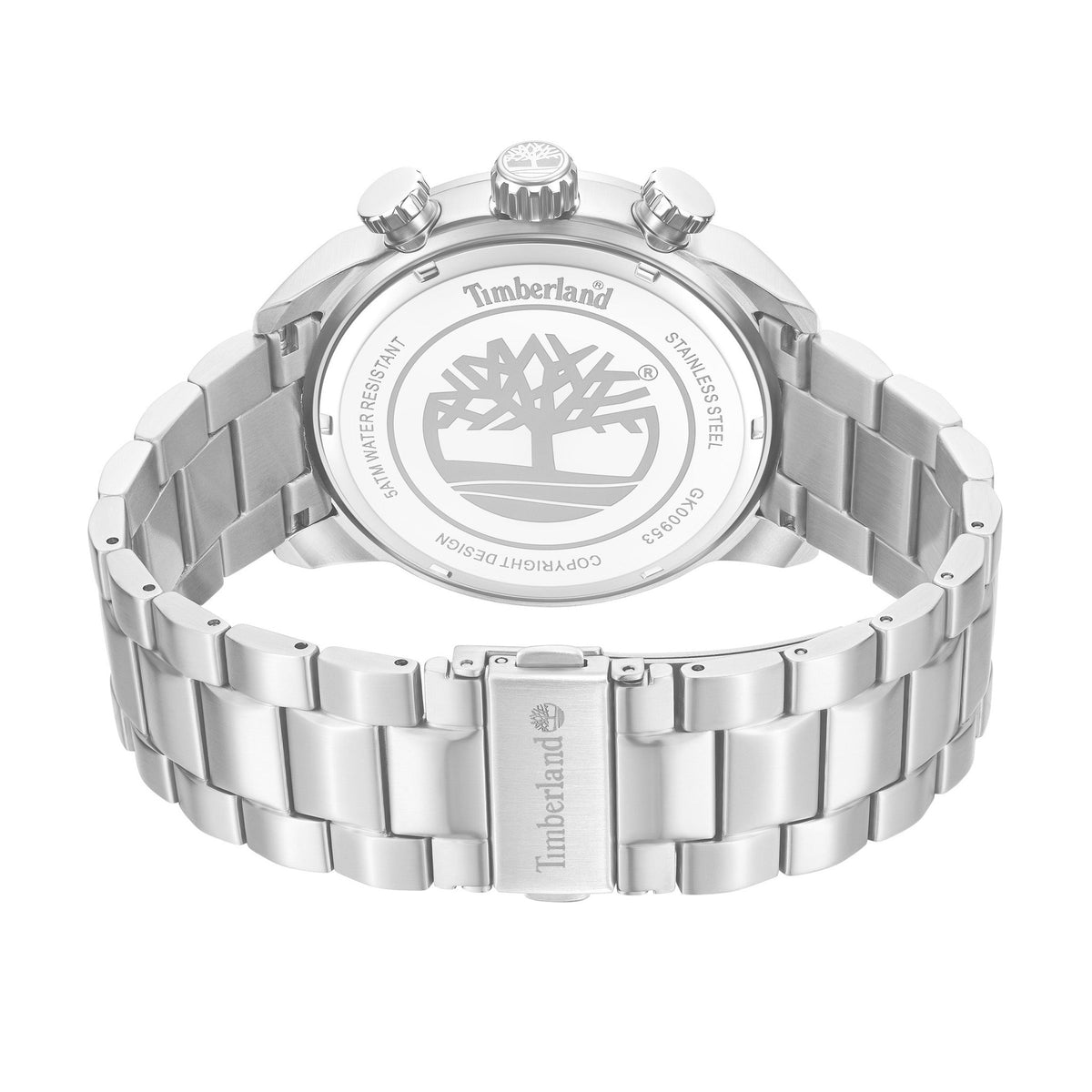 Timberland Henniker Ii Mens Silver Stainless steel Strap Watch-TDWGK0095301