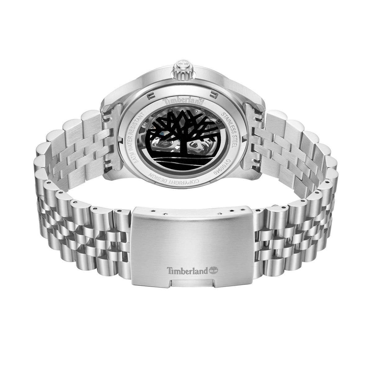 Timberland Lodgepole Mens Silver Stainless steel Strap Watch-TDWGY0094001