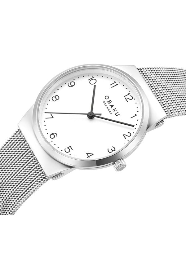Obaku Womens Silver Stainless steel Watch-V255LXCIMC