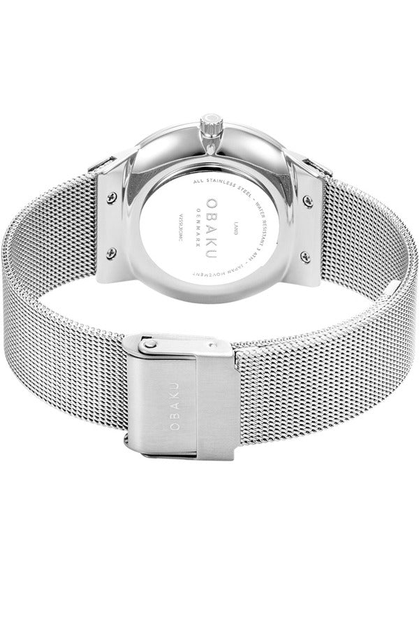 Obaku Womens Silver Stainless steel Watch-V255LXCIMC