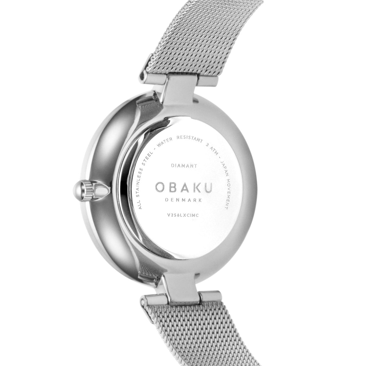 Obaku - Women Black Stainless Steel Strap Watch - V256LXBBMB