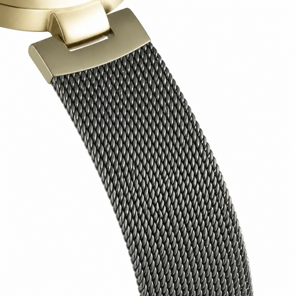 Obaku - Women Black Stainless Steel Strap Watch - V256LXBBMB