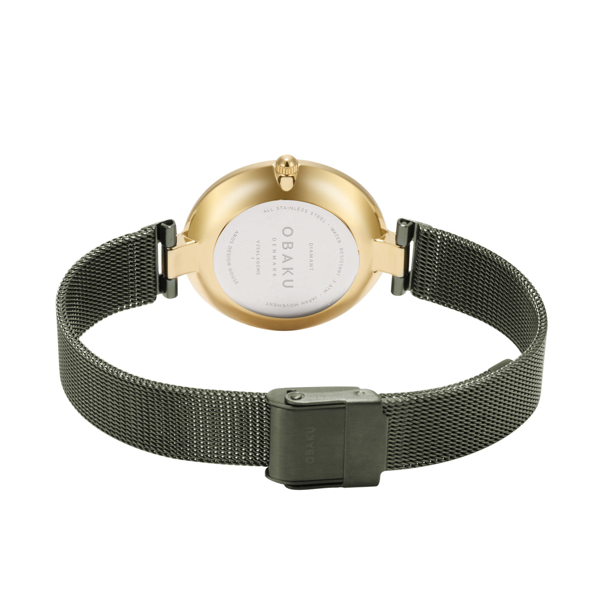 Obaku - Women Black Stainless Steel Strap Watch - V256LXBBMB