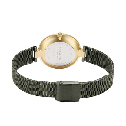 Obaku - Women Black Stainless Steel Strap Watch - V256LXBBMB