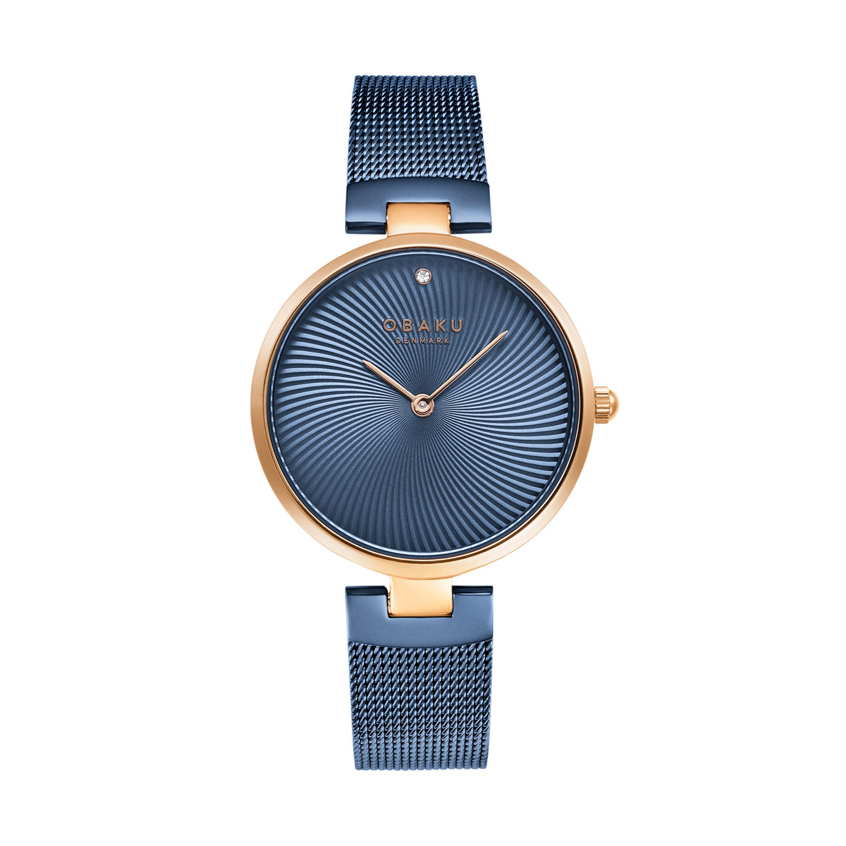 Obaku - Women Black Stainless Steel Strap Watch - V256LXBBMB