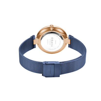Obaku - Women Black Stainless Steel Strap Watch - V256LXBBMB