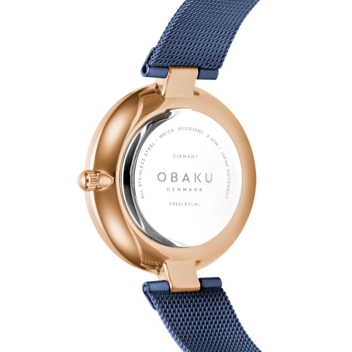 Obaku - Women Black Stainless Steel Strap Watch - V256LXBBMB