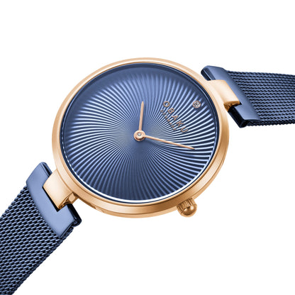 Obaku - Women Black Stainless Steel Strap Watch - V256LXBBMB