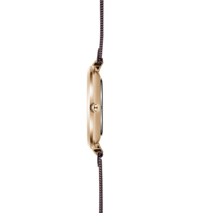 Obaku - Women Black Stainless Steel Strap Watch - V256LXBBMB