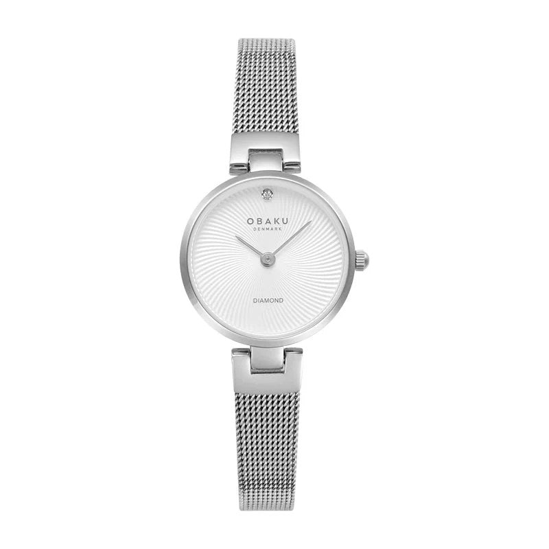 Obaku - Women Silver Stainless Steel Strap Watch - V256SXFIMC