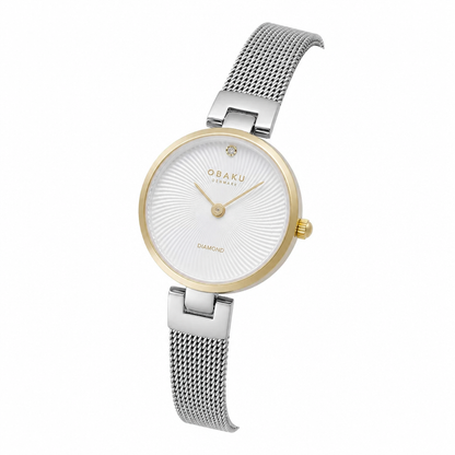 Obaku - Women Silver Stainless Steel Strap Watch - V256SXFIMC