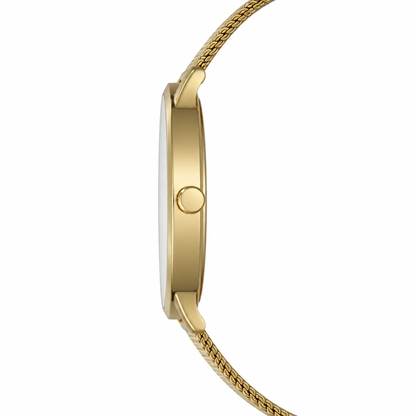 Obaku - Men Gold Stainless Steel Strap Watch - V295LXGBHG