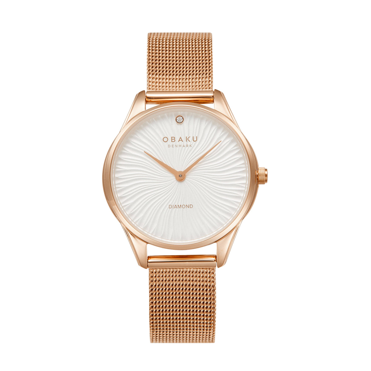 Obaku - Women Pink Stainless Steel Strap Watch - V297LXVIMV