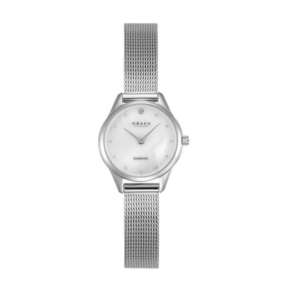 Obaku - Women Silver Stainless Steel Strap Watch - V297SXCWSC