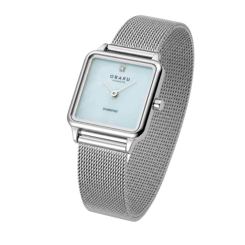 Obaku - Men Silver Stainless Steel Strap Watch - V301LXCMMC