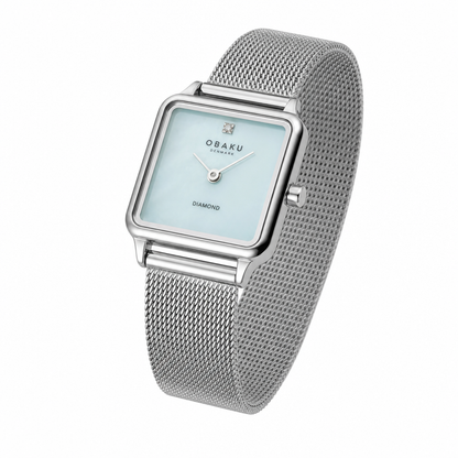 Obaku - Men Silver Stainless Steel Strap Watch - V301LXCMMC