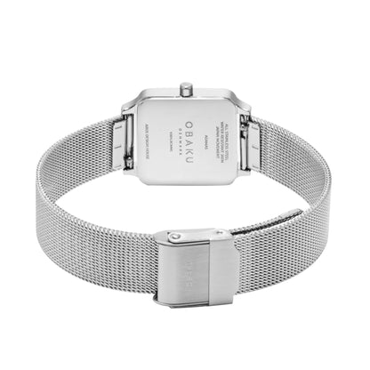 Obaku - Men Silver Stainless Steel Strap Watch - V301LXCMMC