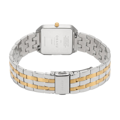 Obaku - Unisex Brown Stainless Steel Strap Watch - V309LXXNMN