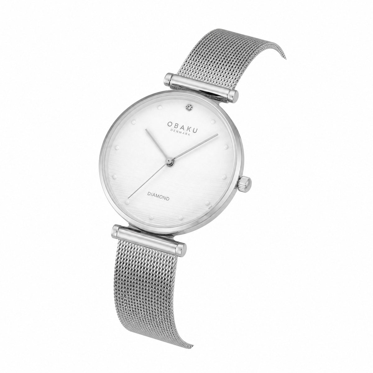 Obaku - Men Silver Stainless Steel Strap Watch - V310LXCWMC