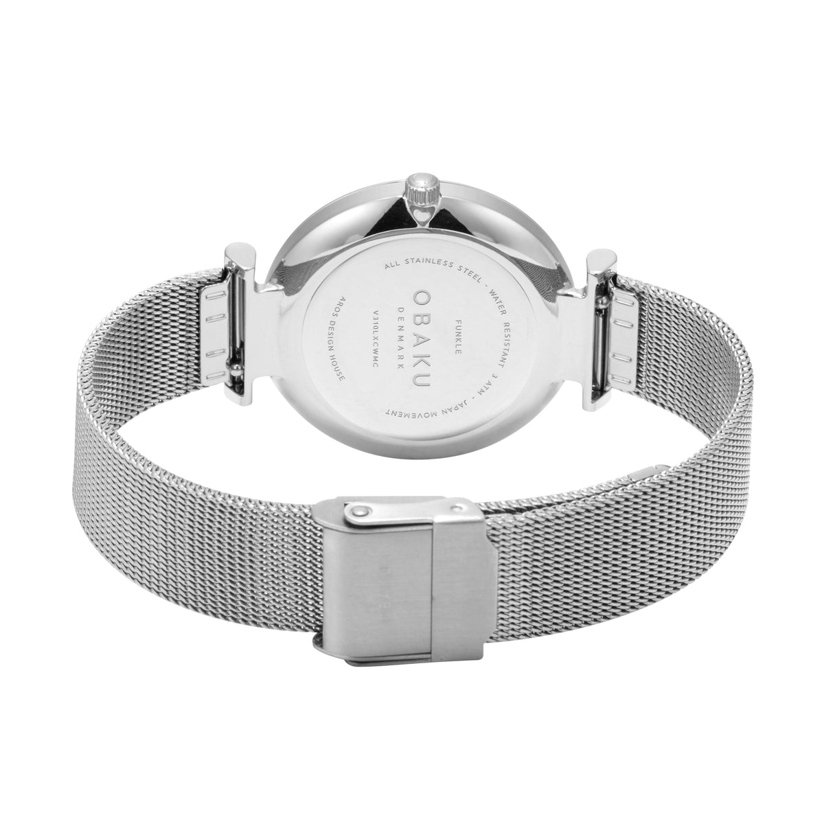 Obaku - Men Silver Stainless Steel Strap Watch - V310LXCWMC