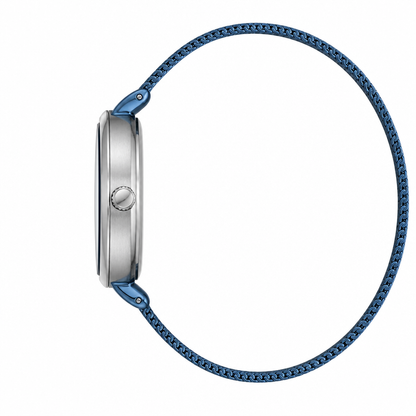 Obaku - Men Blue Stainless Steel Strap Watch - V312LXCLML