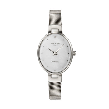 Obaku - Men Blue Stainless Steel Strap Watch - V312LXCLML