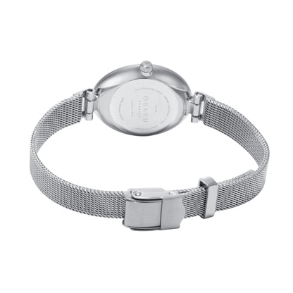 Obaku - Men Blue Stainless Steel Strap Watch - V312LXCLML