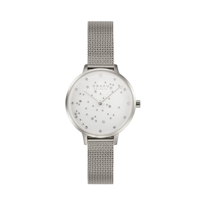 Obaku - Men Silver Stainless Steel Strap Watch - V315LXCIMC