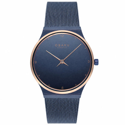 Obaku - Men Silver Stainless Steel Strap Watch - V319GXCWMC