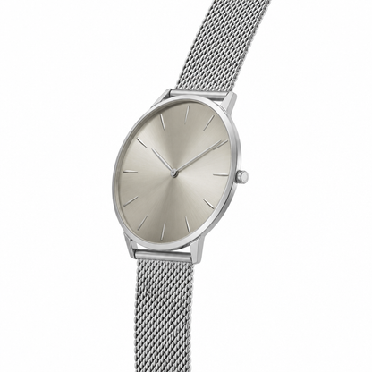 Obaku - Men Silver Stainless Steel Strap Watch - V319LXCWMC